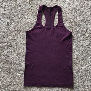 Lululemon swiftly tech racerback in purple